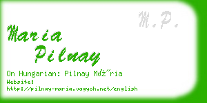 maria pilnay business card